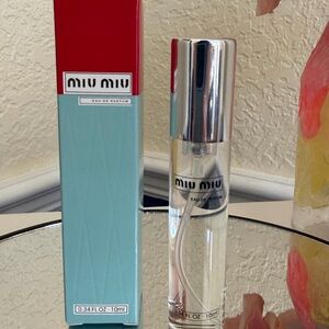 Miu Miu Eau de Parfum Deluxe 10ml Travel Purse Spray NIB